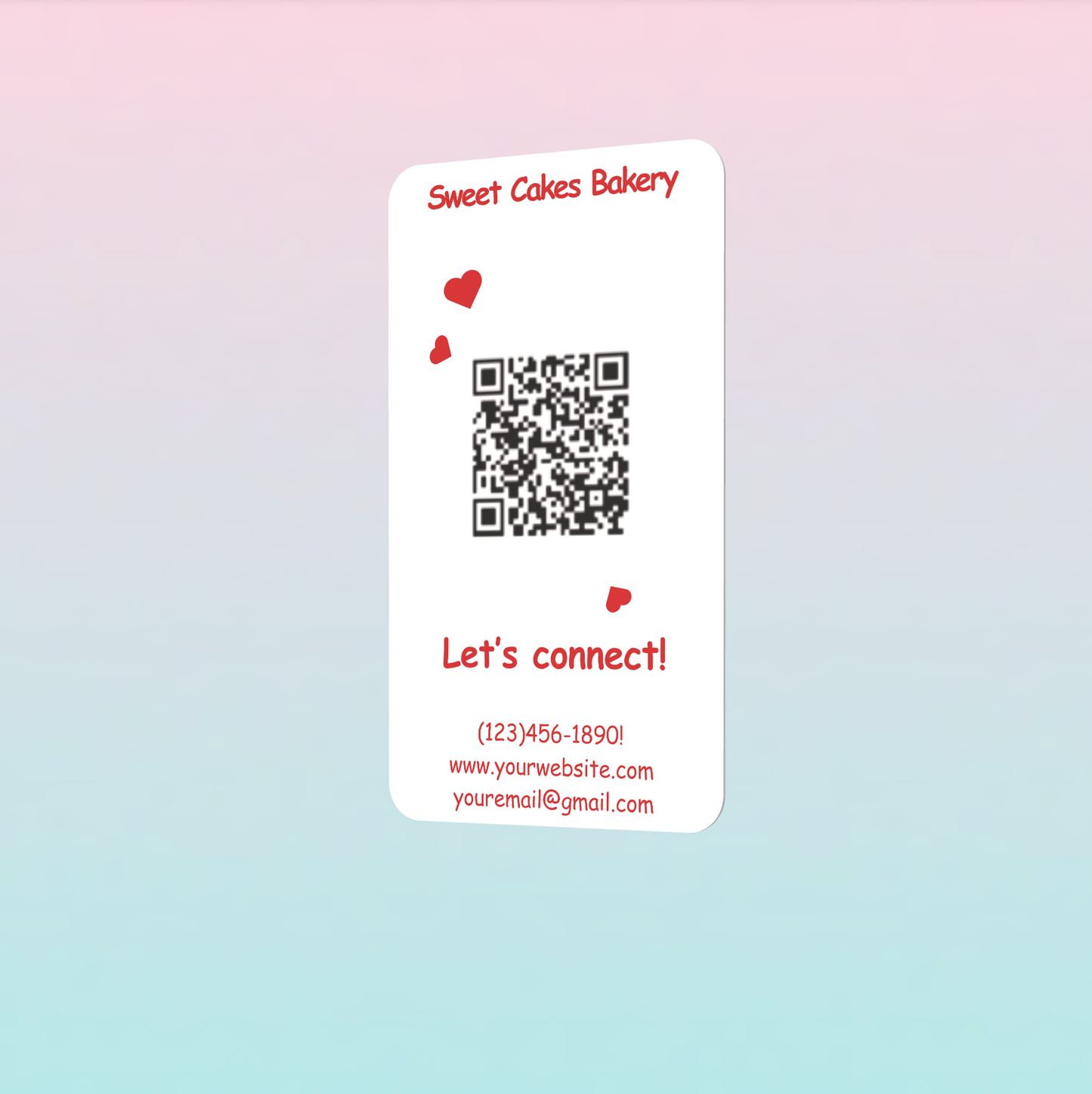 Linkedin Business Card - 3.5″ x 2″ Double-Sided QR Card (Copy) (Copy) (Copy)