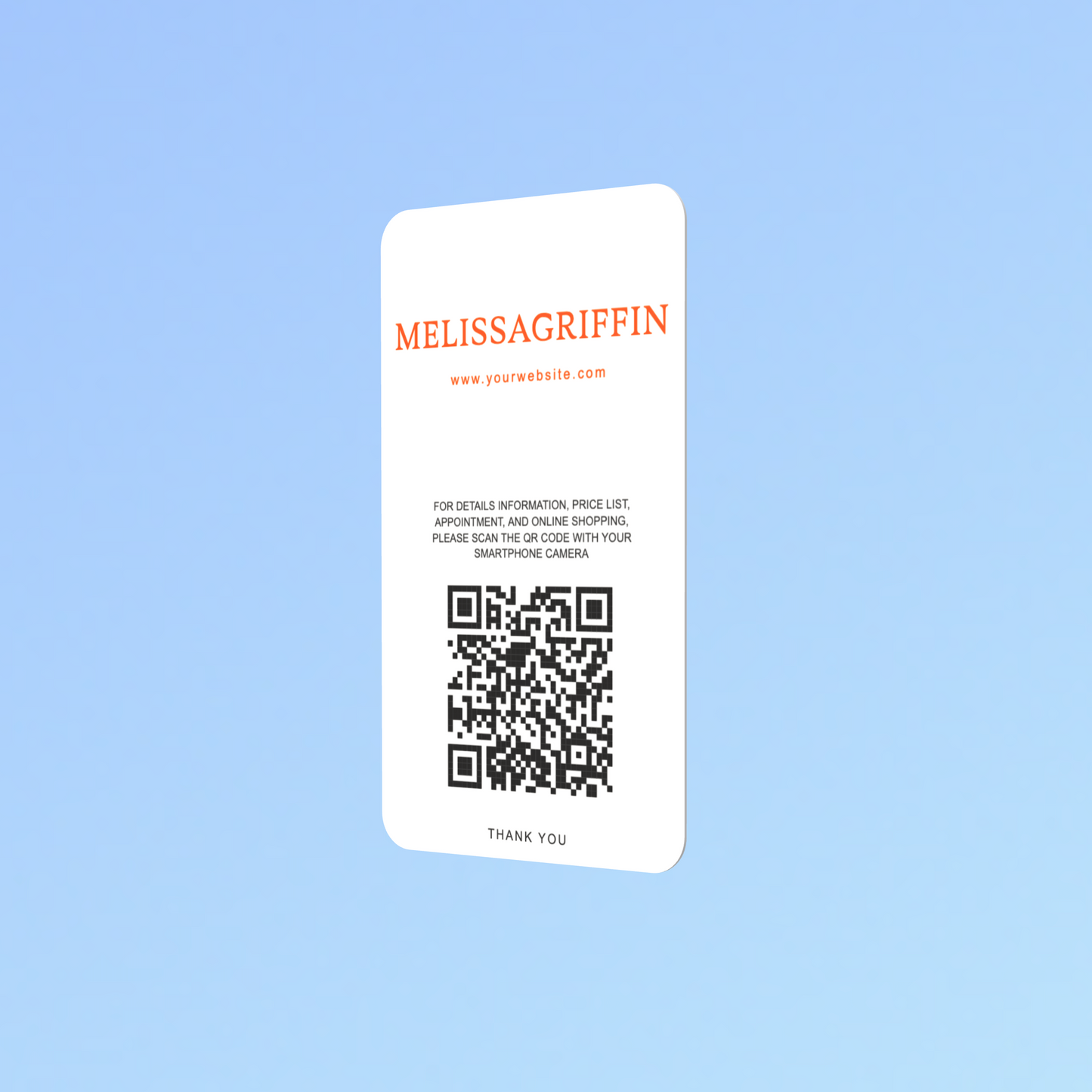 Customize Instagram Business Card - 3.5″ x 2″ Double-Sided QR Card - Collage