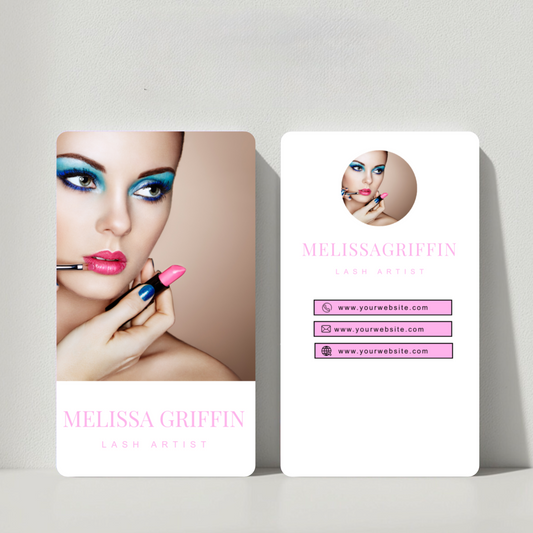 Customize Instagram Business Card - 3.5″ x 2″ Double-Sided QR Card - Amarah