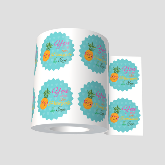 Customize Stickers Pineapple