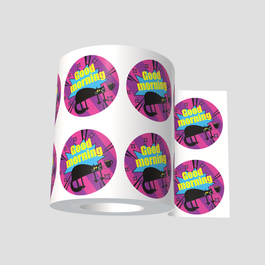 Customize Stickers Good Morning